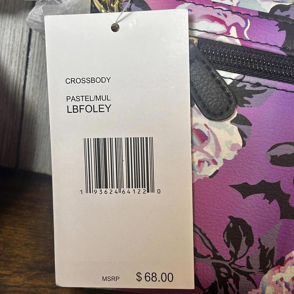 Luv Betsey Floral and Bat Print Wallet with Coin Purse - Picture 9 of 9